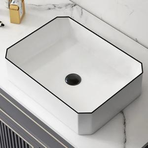 씨트리 탑볼형카운터 욕실 화장실 사각 세면기 세면대 ST-L5212BL