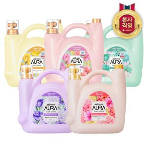 아우라 섬유유연제 용기형 5.5L (5종 택 1)
