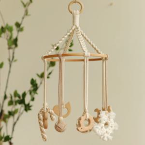[천원 쿠폰] 핸드메이드 우드 모빌 아기침대모빌