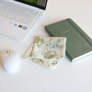 일본 카르시아 로즈 이중 거즈 손수건