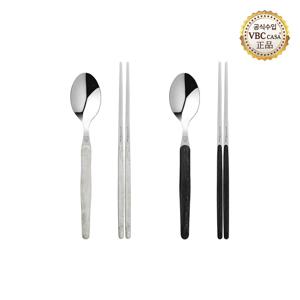 [공식] 레오네 커트러리 우드 수저세트 2colos