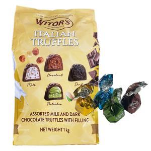 위토스 트러플 1kg(약75입) 1봉 밀크 헤이즐넛 다크 피스타치오