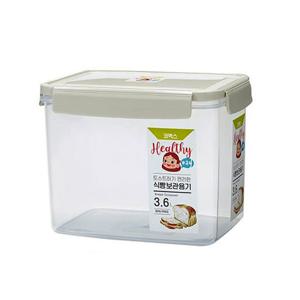 코멕스 토스트 감성 식빵보관용기 3.6L 밀폐용기