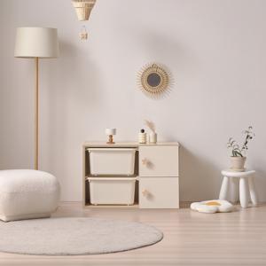 리틀도리  800 바구니 수납장 오픈장 E0 장난감정리함 유아수납장 바구니교구장