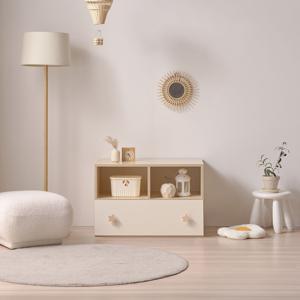 리틀도리 800 오픈 서랍한칸 수납장 오픈장 서랍장E0 장난감정리함 어린이수납장 낮은수납장