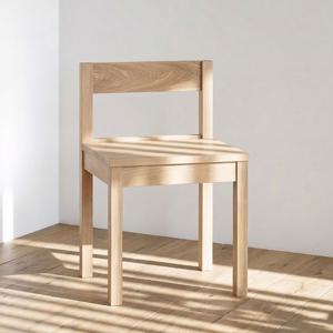 누누 애쉬 원목 북유럽 인테리어 디자인 카페 식탁 의자 2colors