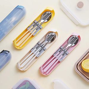 데일리 무소음 도시락 수저통 세트 (5color)