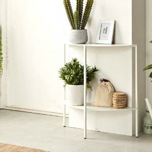 좁은공간 활용도 좋은 스틸반달프레임 2단화분선반(700 3컬러)