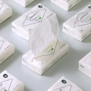 대나무 스노우 페이셜 로션티슈 리필 50매 4겹 다이아엠보 미용티슈 먼지없는 고급 각티슈