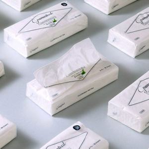 대나무 스노우 페이셜 로션티슈 리필 70매 4겹 다이아엠보 미용티슈 먼지없는 고급 각티슈