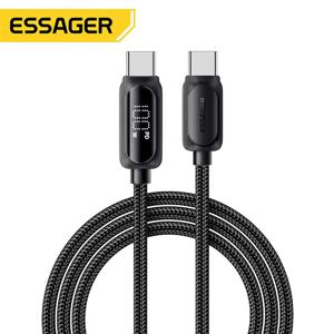 ESSAGER ES-X57 C TO C타입 LED 100W 디스플레이 초고속충전케이블