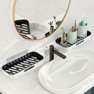 공중부양템 무타공 화장실 욕실선반 코너 젠다이 정리대 수납 모서리 세면대 욕조 거치대