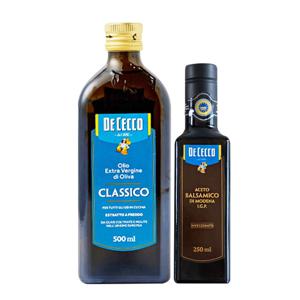 엑스트라버진 올리브오일 500ml + 발사믹 모데나 식초 250ml