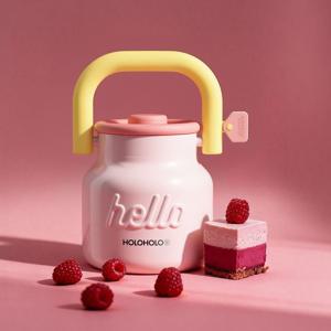 밀크 보온병 푸드자 죽통 도시락 700ml 핑크