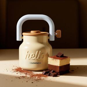 밀크 보온병 푸드자 700ml 브라운(코코아)