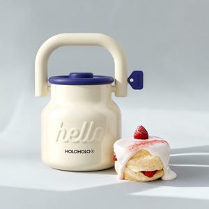 밀크 보온병 푸드자  700ml 화이트