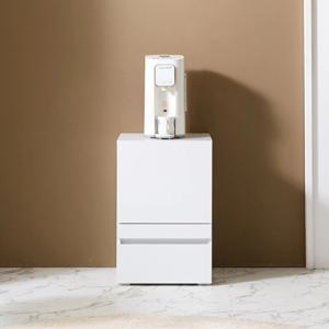 파비안 400 미니 렌지대 슬라이딩 밥솥 수납장 원룸 주방 틈새 전자레인지대