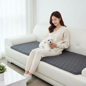 한일온열기 그래핀 전자파없는 쇼파 전기 소파 방석 온열 카본 탄소 3인용 50x140 블랙