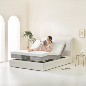 모베 아모스 퀸 Q / 킹 K 모션베드 헤드형 패브릭 전동침대 메모리폼 매트리스 세트