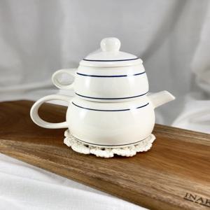 블루라인 눈사람 티포원 핸드페인팅 1인티세트