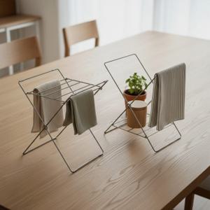 주방 쇠테리어 행주 꽂이 수건 걸이 미니 건조대 고무장갑 홀더 스텐 접이식 거치대