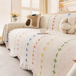 [해외] 감성 모던 별 쇼파커버 사계절 소파커버 쇼파패드 쇼파블랭킷 2인용 3인용 4인용