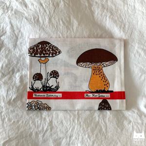 빈티지 머쉬룸 린넨 타올 키친크로스 테이블매트 가전 덮개