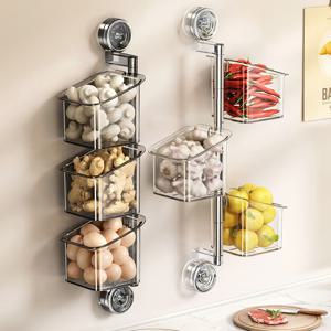 무타공 주방수납함 회전트레이 영양제보관함 비닐봉투정리함 조리도구걸이 주방걸이