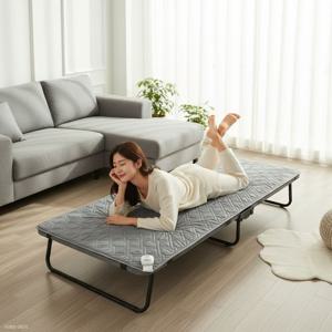 한일온열기 그래핀 병원 한의원 간이침대 온열 카본 탄소 1인용 미니싱글 70x190 그레이