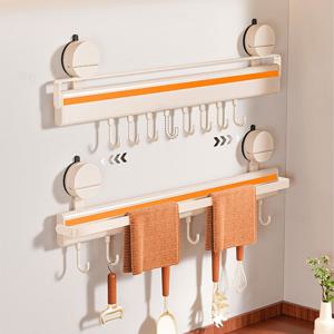 [해외] 다용도 조리도구 거치대 무타공 주방 걸이 행주걸이 거치대 A형 4size