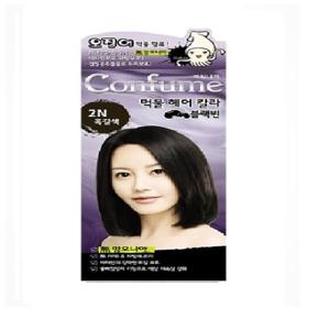 과일나라 먹물염색약 블랙빈 흑갈색 2N