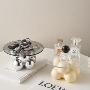 북유럽 유리 악세서리트레이 소품 차키 트레이