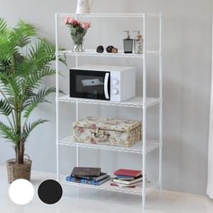 메탈선반 수납장 블랙 5단 900