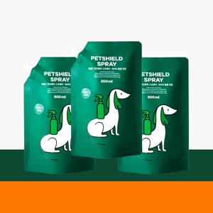 항균 탈취 강아지 스프레이 리필용 500ml x 3개 SET