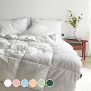 폭신폭신 가벼운 예쁘다 구스 차렵이불 베개커버 세트 SS/Q 6컬러