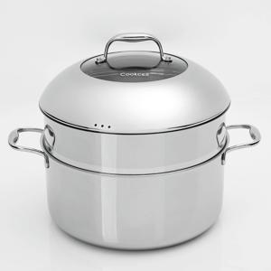 Cookcell 블랙큐브 곰솥 찜기겸용 28CM 9L