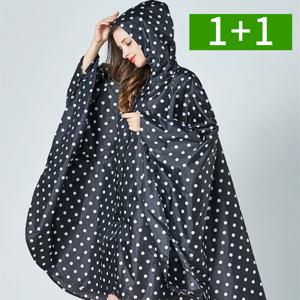 1+1 여성 판초 우의 레인코트 우비 성인 EVA 비옷 낚시 골프 등산