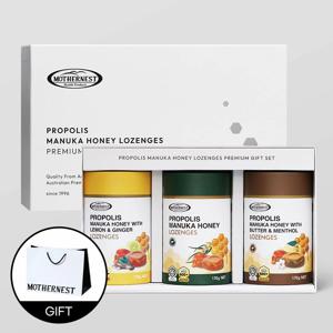 마더네스트 프로폴리스 마누카허니 로젠지스 캔디 3종 선물세트 단체선물