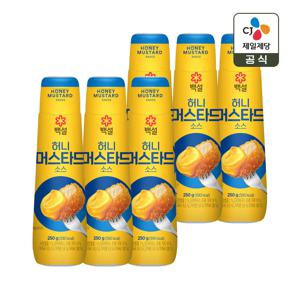백설 허니머스타드 소스 250g x6개