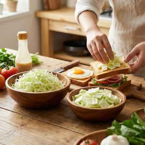 [신선선별] 아삭달달 세척/손질 양배추 1kg 실중량 채 / 사각 진공포장