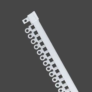 커튼레일 무타공 안뚫어고리 커튼 브라켓 화이트 스몰 (60~120cm)