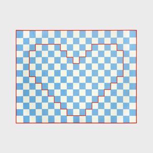 하트라인체커 생활방수 터치 러그 5size