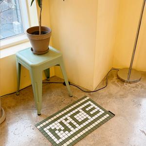 나이스 타일매트 세라믹 발매트 현관 주방 매장 인테리어소품 주문제작