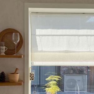 프리미엄 맞춤제작 비침없는 도톰한 거실 안방 인테리어 아틀리에 트위드 로만쉐이드