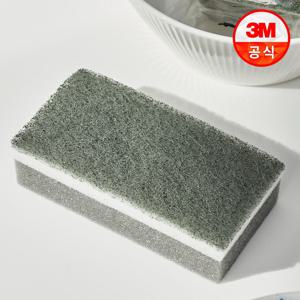 프리미엄 그레이 3중 스펀지 수세미 2+1입, 3개(총 9입)