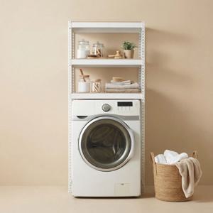세탁기선반 통돌이 드럼 세탁기 위 수납 선반 세탁기장 세탁실 수납장 조립식 앵글 경량랙
