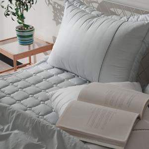 스완블랑 고밀도 100수 호텔 차렵이불+패드+베개커버 세트