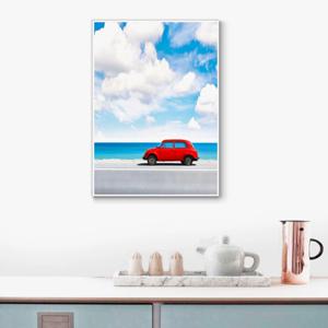Mb20해변의 드라이브/캔버스천 아크릴 메탈프레임 그림액자 바다풍경 팝아트