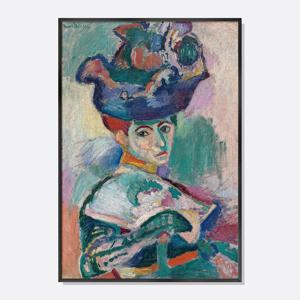 명화 그림 포스터 유럽 미술 작품 인테리어 액자 앙리 마티스 모자를 쓴 여인