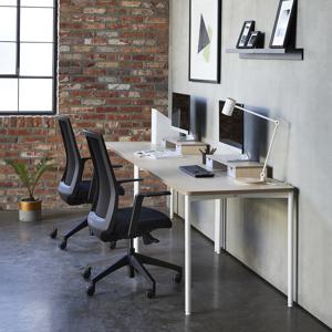 라이트오피스 일자형 넓은 책상 (1400X800)